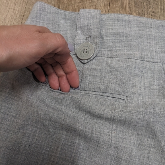 Express Gray Editor Trousers Women's Size 6 - Picture 5 of 9